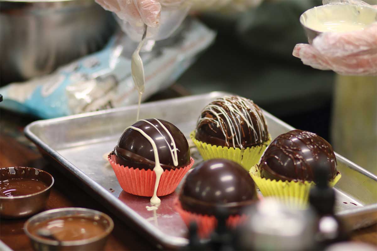 hot chocolate bombs