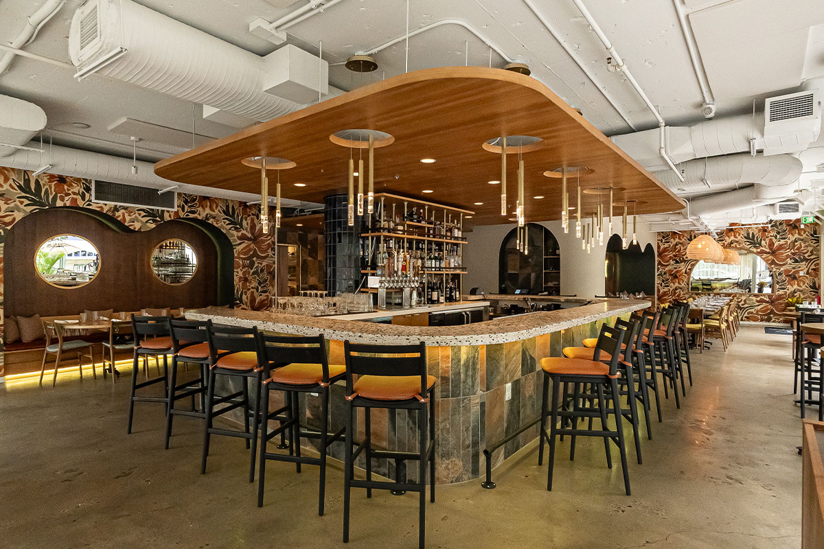 Interior of Láylí Mediterranean