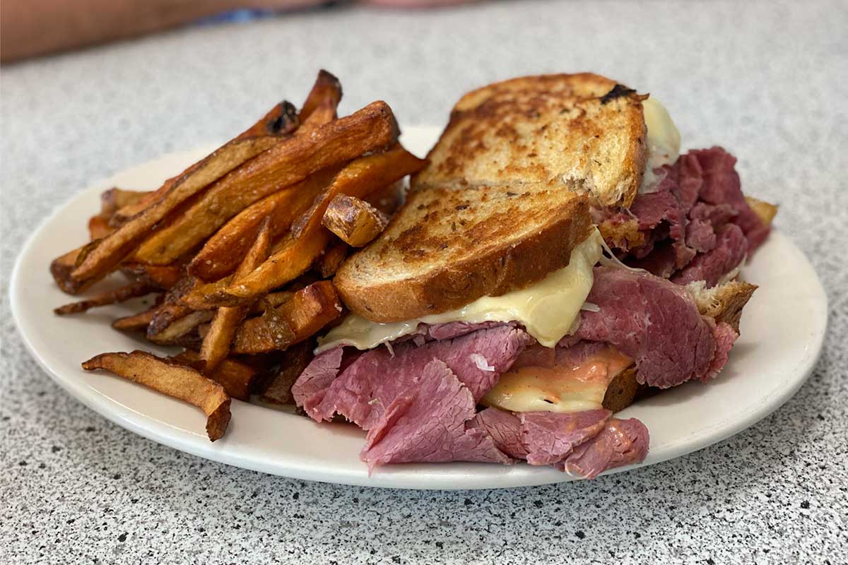 The Combo Reuben at Chutzpah