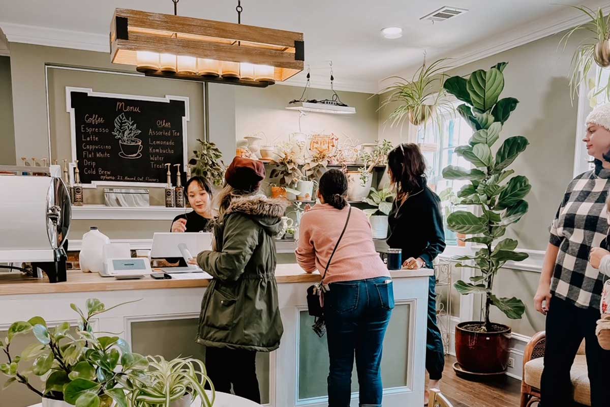 counter at shake & bops cafe