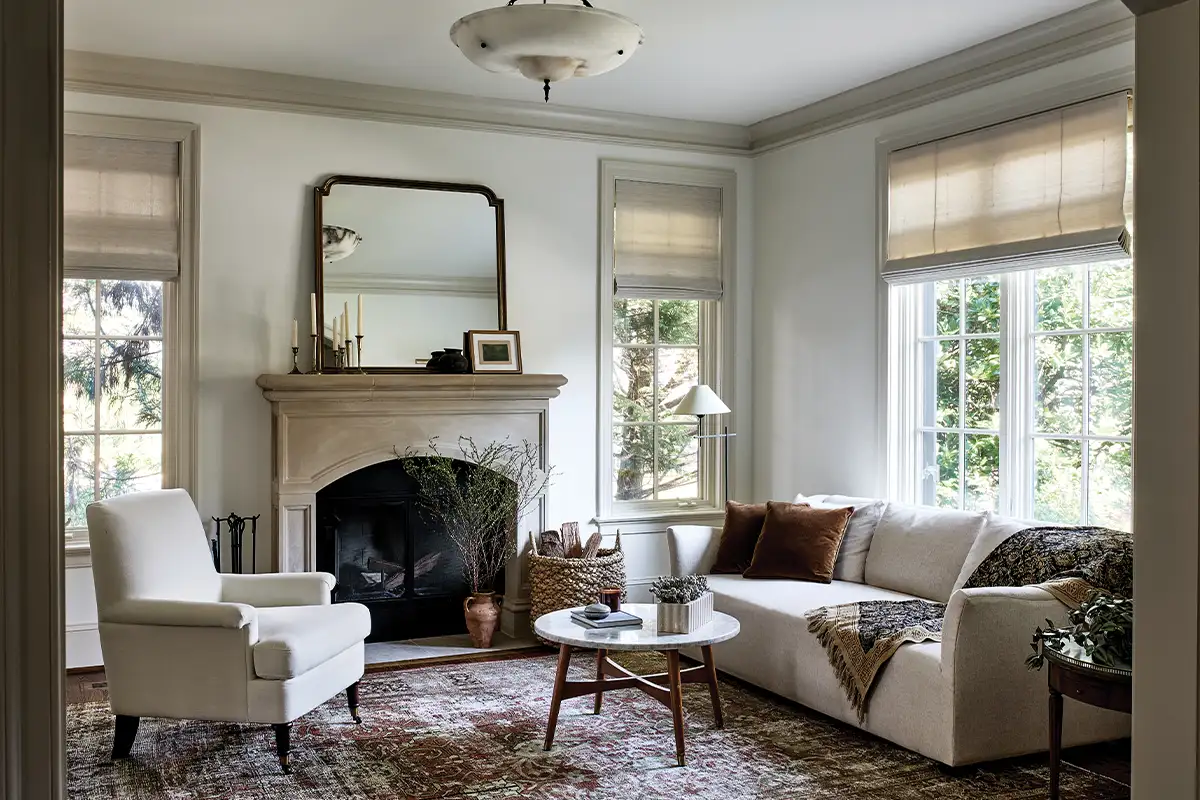 English country style living room