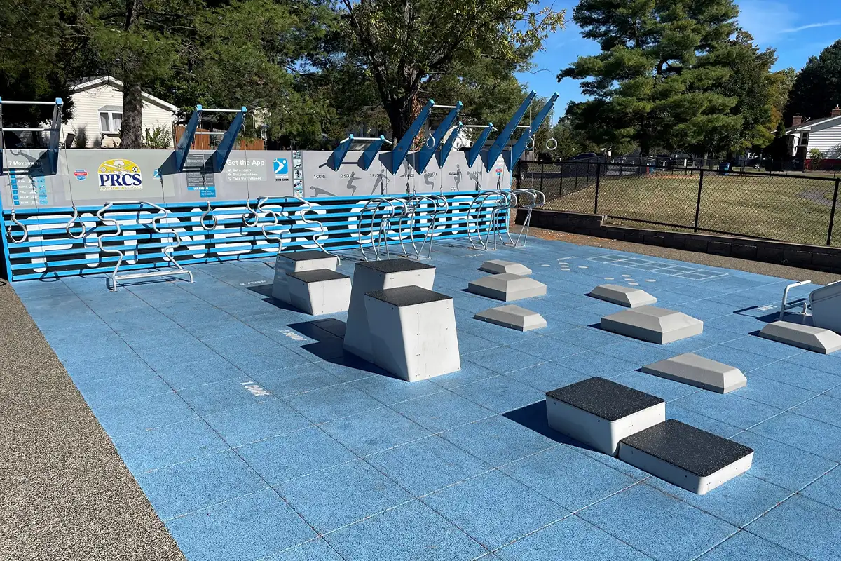 The National Fitness Court at Gwen Thompson Briar Patch Park