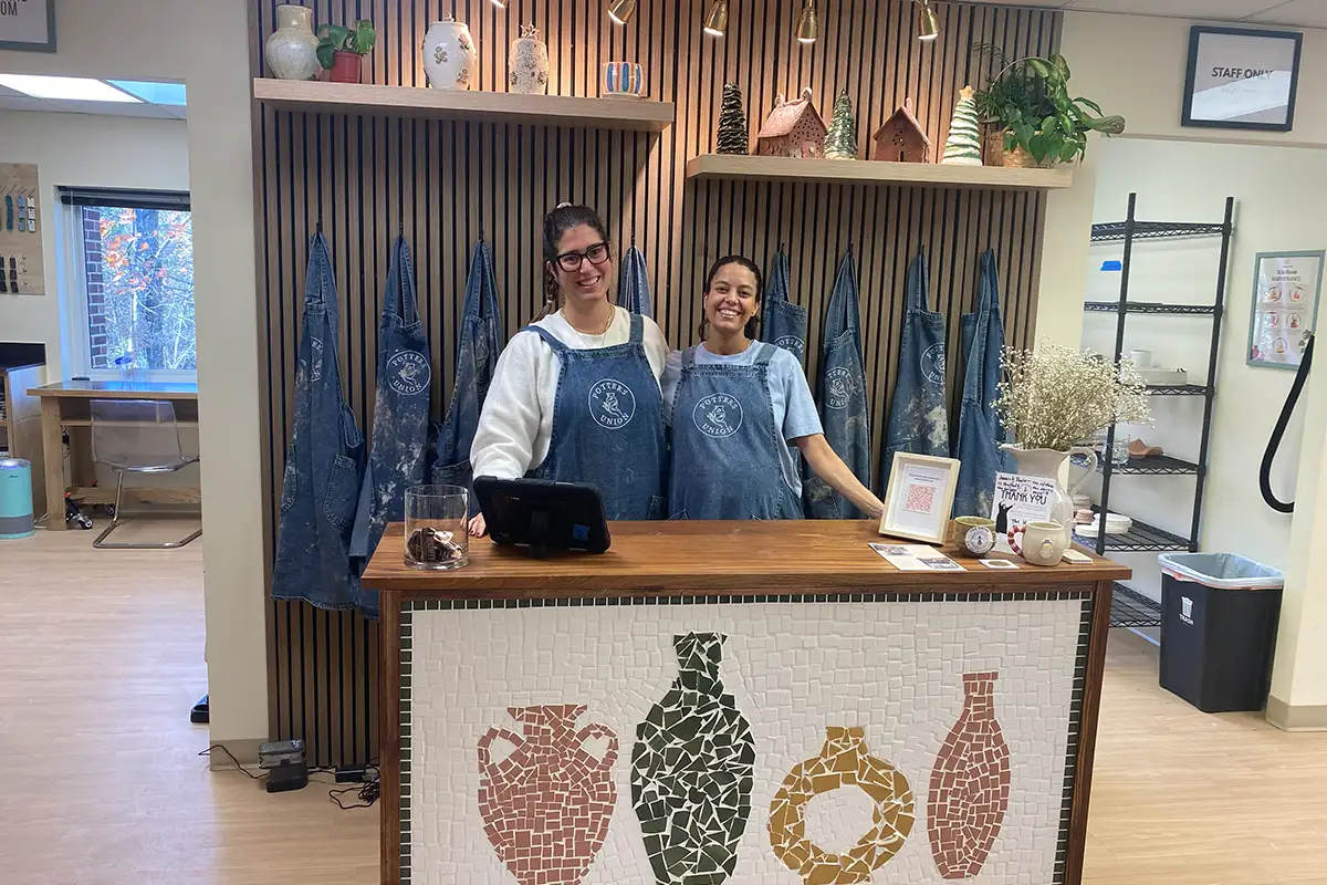 Paola Lluberas (left) and Jennie Perssons at Potters Union