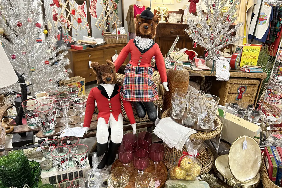 Vintage glassware and gift items at Urban Redeux